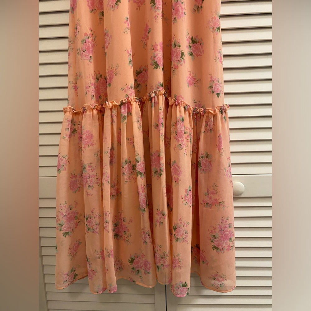 LoveShackFancy For Target Pink/Peachy Fleur Dress Size 2 - Picture 6 of 14